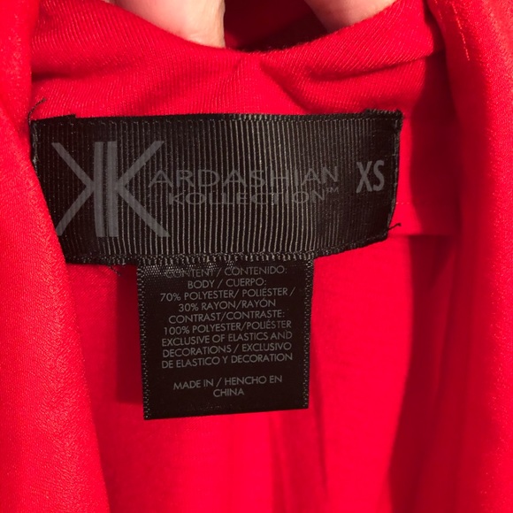 Kardashian Kollection Red Tunic Tank Top—XS - Picture 6 of 6